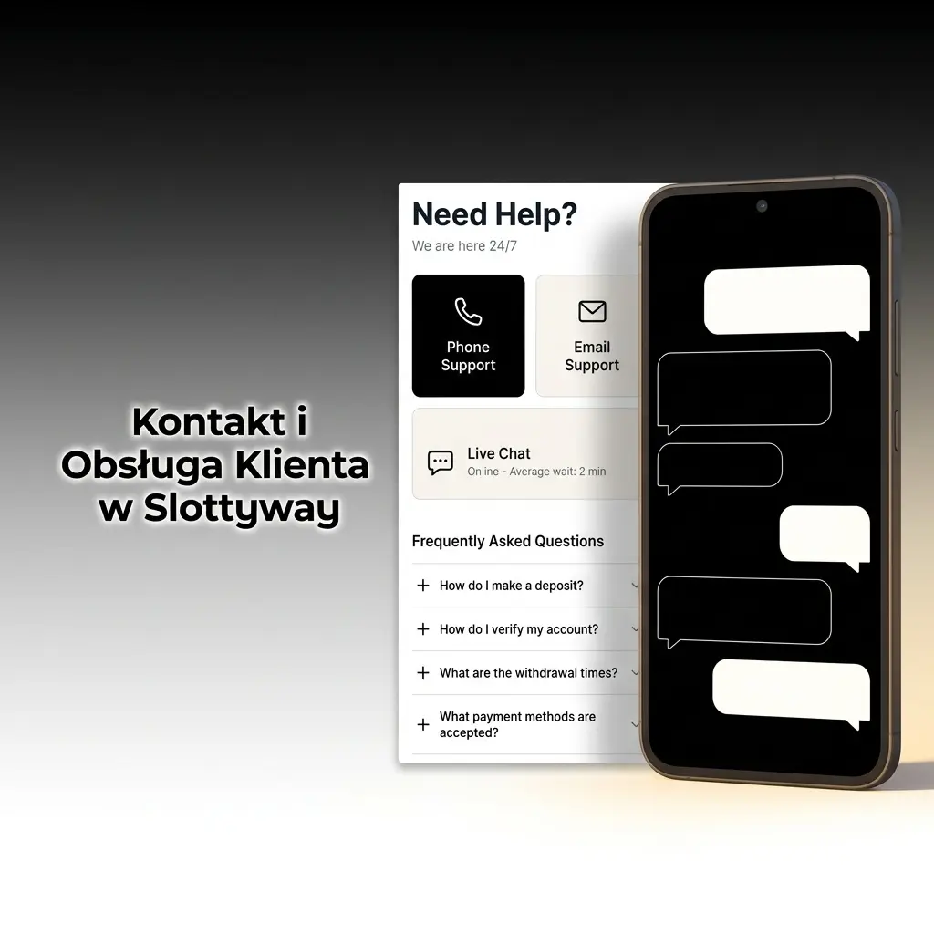 Obsługa klienta Slottyway – czat na żywo, e-mail i FAQ dostępne całą dobę dla polskich graczy