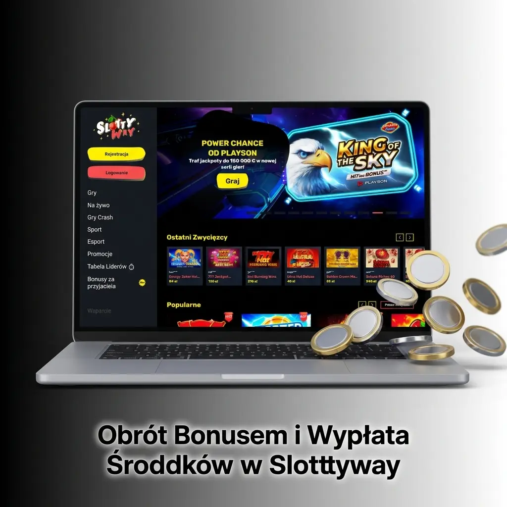 Zasady obrotu bonusem i wypłaty środków w kasynie Slottyway – konto bonusowe