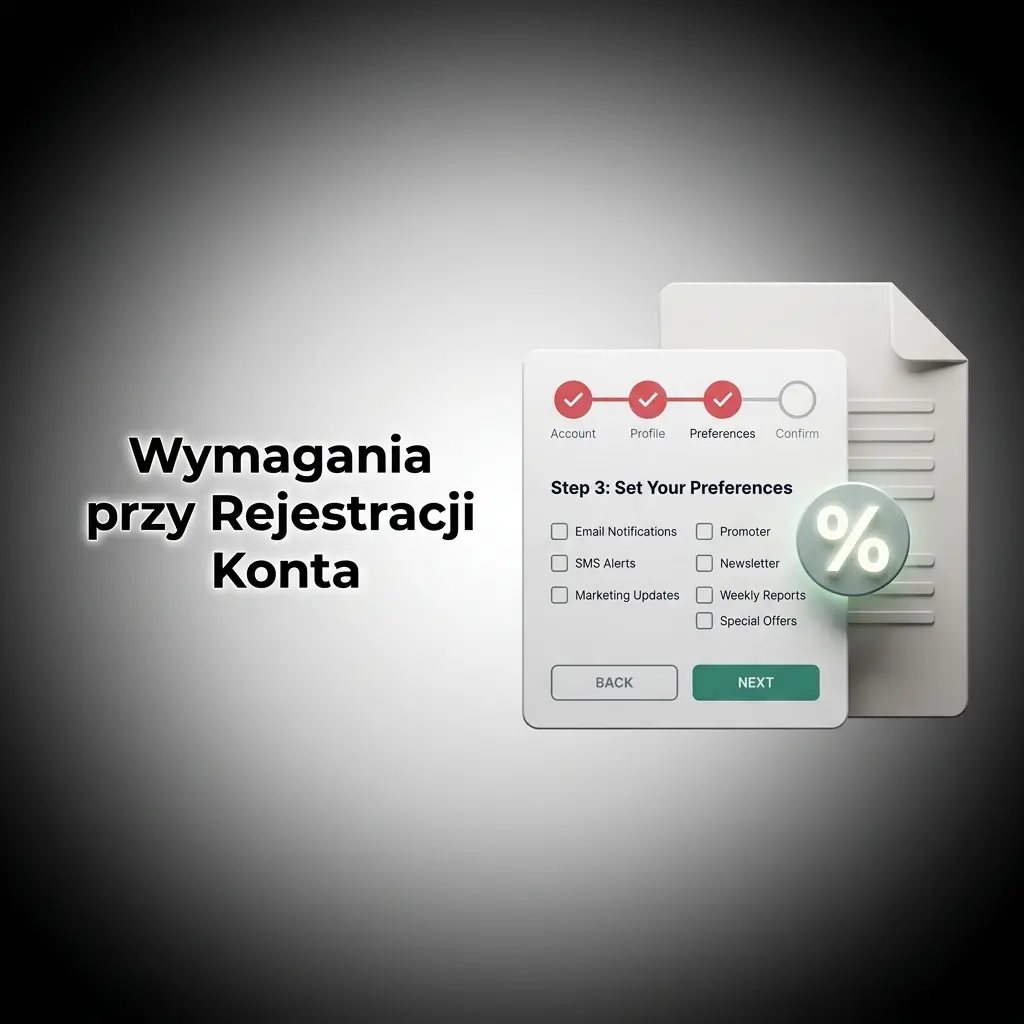 Wymagania rejestracji konta w kasynie online – wiek, dane osobowe i przepisy dotyczące hazardu