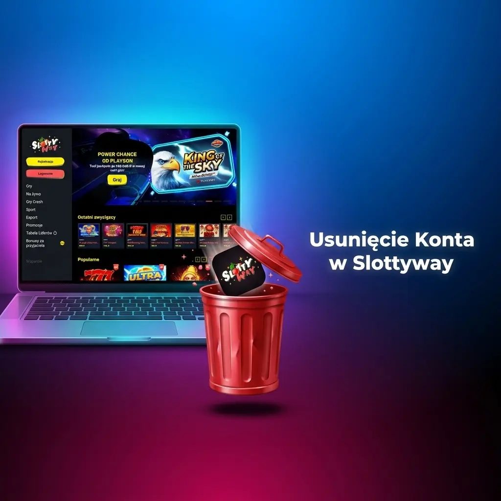 Proces usunięcia konta w kasynie Slottyway – kroki samowykluczenia i zamknięcia konta gracza