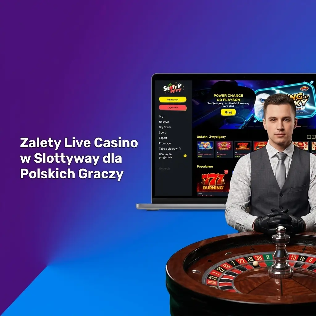 Slottyway live casino z krupierem na żywo w jakości HD, czatem i dostępem mobilnym 24/7