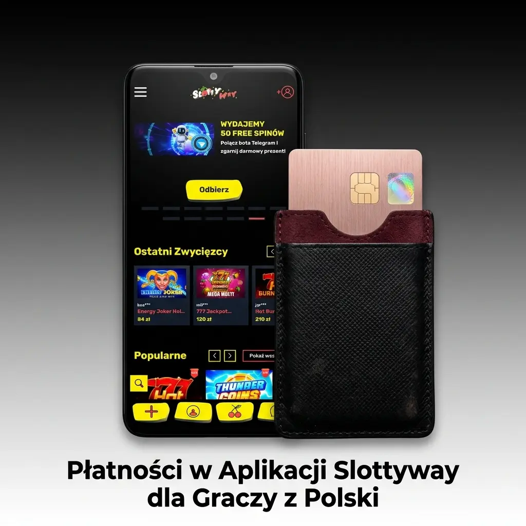 Metody płatności w aplikacji Slottyway: BLIK, Visa, Mastercard, kryptowaluty dla graczy z Polski