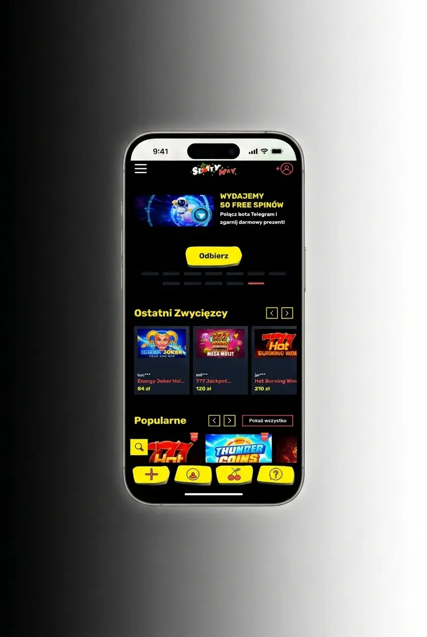 Kroki rejestracji konta w aplikacji mobilnej Slottyway dla graczy z Polski