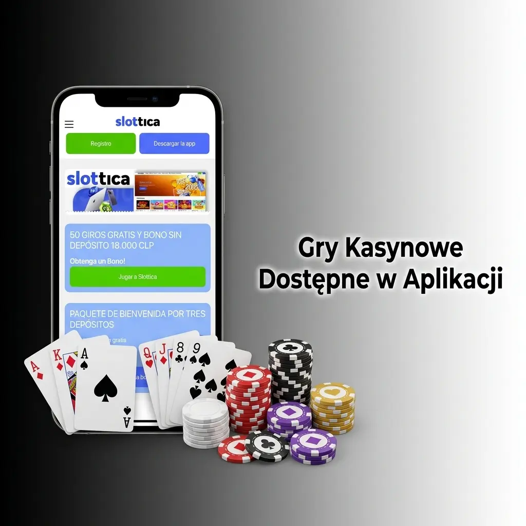 Gry kasynowe w aplikacji mobilnej: automaty i kasyno na żywo od Pragmatic Play, Playson, Evolution Gaming i innych dostawców.