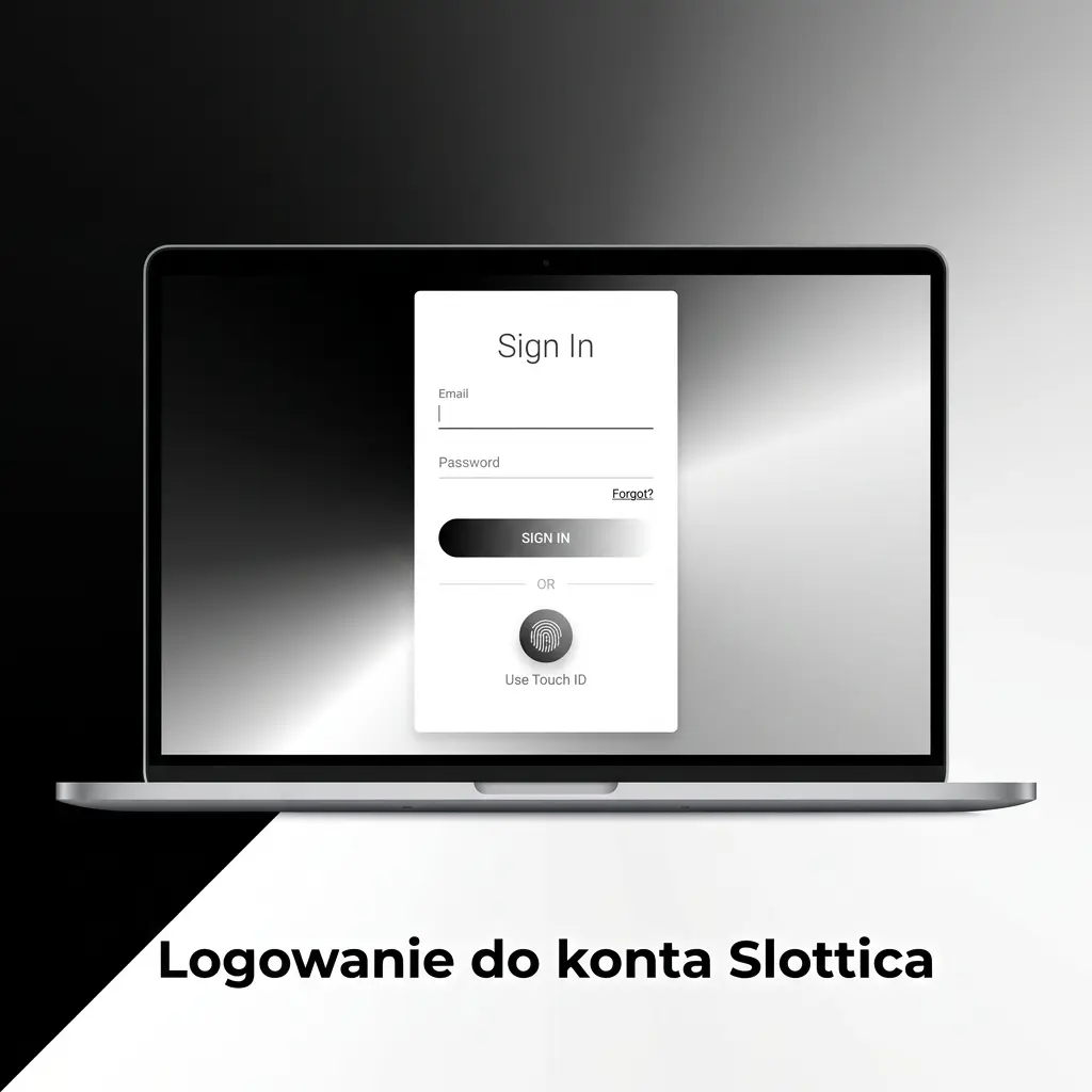 Panel logowania do konta Slottica